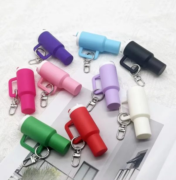 Colourful Mini Stanley Tumbler Key Chain