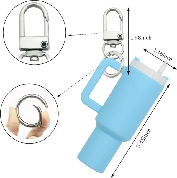 Colourful Mini Stanley Tumbler Key Chain