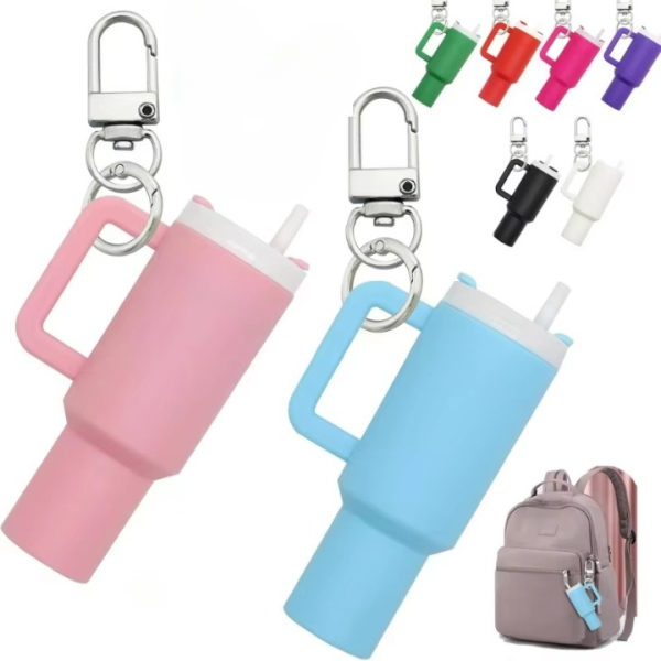 Colourful Mini Stanley Tumbler Key Chain