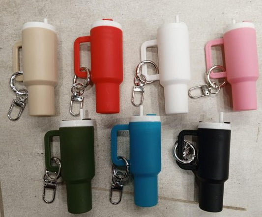 Colourful Mini Stanley Tumbler Key Chain