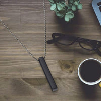 Vertical Bar Necklace Locket Chain for Boys,Girls